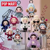 POP MART SKULLPANDA Seria Off Mode Pluszowa Zawieszka Mystery Box Oryginalny Blind Box Figurki Niespodzianki Ozdoba do Torby Figurki Dekoracyjne do Domu