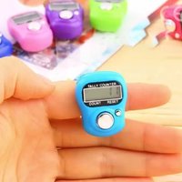 4pcs Mini Electronic Finger Counter Hand Counter Ring Clicker Digital Counters Knitting Row Counter Race Counter