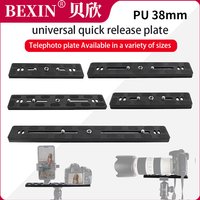 Universal 38mm Aluminum Alloy Quick Release Plate Tripod Mount Adapter with 1/4 Screw for Benro Arca Swiss Ball head and camera