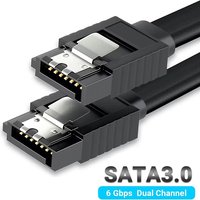 SATA Data Transmission Cables Straight Angle SATA III Cable 6Gbps Super Quick Transfer Wire Cord For CD Driver Writer HDD Laptop