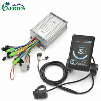 2026 - 18A Electric Bicycle Kit Motor Brushless Controller 36V/48V/60V 350-450W Multi Style LCD Instrument Intelligent Control