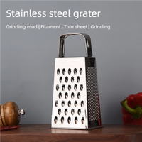 4 sided shredder Stainless steel Cutter Slicer Tower-shaped Potato Cheese Grater Multi-purpose Fruits Cutter Kitchen Accessories