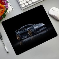 Cool sports car mousepad Black rubber non-slip durable washable pc accessories for gamers office desk MATS ultra clear printing