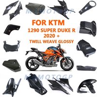 Für KTM 1290 Super Duke R 2020 2021 2022 2023 100% Carbon Faser Tank Seite Panel Fender Voll Verkleidung Kits Motorrad zubehör
