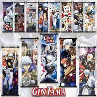 Gintama Gintoki Scroll Sadaharu Kotarou Shinsuke Canvas Wall Hanging Painting Home Decor Anime Poster Wall Art Room Decoration