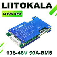 LiitoKala 13S 48V 30A 50A Li-ion Lithium 18650 Battery Pack BMS PCB board PCM Balance Integrated Circuits Board for Arduino
