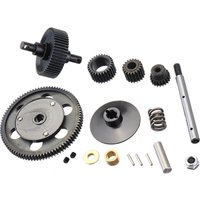 Accessories Spiral Metal Cutting Steel Transmission Gear Set Motor Gear Pinion 87T / 22T For 1/10 Axial SCX10 SMT10 AX10 RC Car