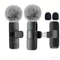 Type-C Port Professional Wireless Lavalier Microphone for Smartphones, Computers and Cameras, Plug and Play