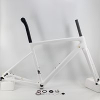 AliExpress NONE New ultralight 700C Road Bike UD Full Carbon Fibre Thru Axle Disc Brake Frame Carbon Bicycle Frame Fork Lightweight Design parts