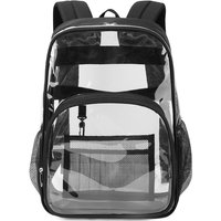 Backpack Waterproof Transparent School Bag Girl Large Capacity Backpack Solid Clear Backpack Men Fashion Transparent Plastic Bag