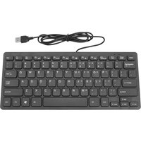 Durable Keyboard Delicate Design K1000 10 inch Ultra Thin 78 Keys Wired Keyboard Mini USB Slim PC Keyboard Keypad