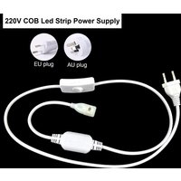 220V COB Led Strip Light Power Supply EU AU Only Plug/ON OFF Switch/Dimmer Timing Switch Power Lighting Transformer Accessories