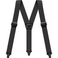 Suspenders for Men Heavy Duty 3.8cm Wide Y-Back with 4 Plastic Gripper Clasps Adjustable Elastic Trouser Pants Work Braces