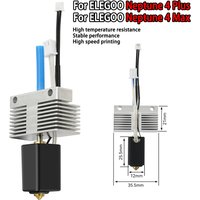 Hotend Kit 20v 80W For ELEGOO Neptune 4 PLUS/4 MAX 3D Printer Hotend Kit Ceramic Heating Rod Extruder Head 3D Printer Print Head