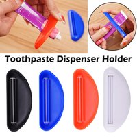 1PC Multifunction Manual Toothpaste Dispenser Cream Tube Squeezer Bathroom Squeeze Paste Extruding Clip Squeezing Clamp