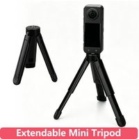 Small Tabletop Mini Tripod for GoPro DJI Insta360 Action Camera Portable Desktop Stand for Video Call Selfie Vlog
