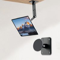 Magnetic Tablet Wall Mount Phone Stand Long Arm 360 Degree Rotatable Cantilever Desk Bed Holder for 4.7-12.9 inches Support iPad