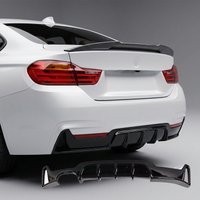 Glänzend schwarzer Heckdiffusor für BMW 4er Serie F32 F33 F36 M Sport 2013-2020