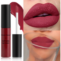 7 colors Matte Velvet Lip Gloss Waterproof Liquid Lipstick Nude Black Lips tint Makeup Lip Glaze Cosmetics Red Lip Stain Beauty