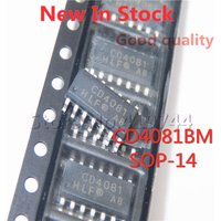 10PCS/LOT CD4081BM CD4081 SMD SOP-14 logic gate and inverter In Stock NEW original IC
