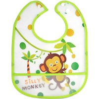 Waterproof Baby Bibs for Infant Toddler Boys Girls Sleeveless Feeding Apron Cartoon Animals Child Kids Bib