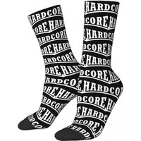 Hardcore Socks Harajuku Super Soft Stockings All Season Long Socks Accessories for Man's Woman's Birthday Present