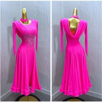 ballroom dance dress Costume Modern Competition Waltz Tango Ballroom Dance Dress Standard Girls Women dance dress GOODANPAR