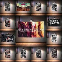 Rock Music Flag for My Chemical Romance Fans Banner HD Print Brass Grommet Garage Bedroom Living Room Dorm Wall Decor Tape
