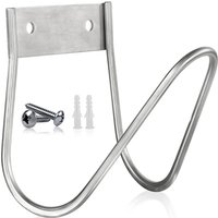 Garden Hose Hanger Stainless Steel Wall Mount Hose Holder Small Hose Hook Outdoor Hose Storage Organizer