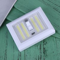 8W Wall Switch Night Light ABS Battery Operated Corridor LED Lamp Exhibition Halls Home Outdoor Emergency Lights