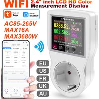 WIFI Smart Socket Digital Wattmeter 220V Power Meter Electricity consumption EU/FR/US/UK/AU Plug Kilowatt Wattage Energy Meter