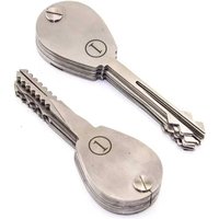 22PCS Foldable Car Lock Double Sided Opener Practice Locksmith Equipment Tool Hook Kit Extractor Set Locksmith Tool