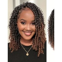 Passion Twist Hair 14 inch Boho Passion Twist Crochet Synthetic Hair For Women Pretwisted Boho Passion Twist Crochet Hair