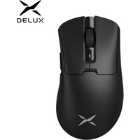 Delux M900Pro Ergonomic Wireless Gaming Mouse 8K PAW3395 Magnetic RGB Charging Dock Rechargeable Wired Mice For Big Hand PC
