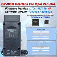 Opcom V2014 V1.99/1.95/1.70 pour mise à jour du micrologiciel Flash Opel outil de Scanner de Diagnostic OBD2 avec puce FTDI PIC18F458 CAN BUS