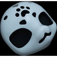 New 3D Cosplay Kigurumi Base Beast Skull Mask Animal Plastic Cat Head Skull Masks DIY Furry Mask Costume Prop