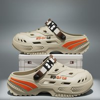 Thick Sole Men's EVA Clogs Shock-Absorbing Non-Slip Slip-On Shoes Comfort Cloud Cushion Sports Slides Summer Men Shoes