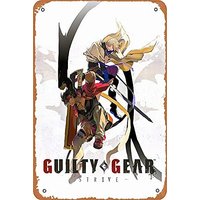 Zuhhgii Retro Tin Sign Guilty Gear -Strive- Game Poster - Vintage Look Metal Sign,Bar, Man CAVE Art Decoration -aluminum