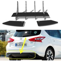 For Nissan Pulsar 2014 2015 2016 2017 Year Rear Diffuser Bumper Lips Spoiler Splitter Body Kit Accessories