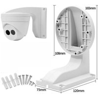 1 Set Wall Mount Home Office Dome Camera Bracket For IP Dome Camera DS-2CD2132-I DS-1258ZJ Bracket For Hikvision