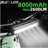 AliExpress BUCKLOS Bright Bicycle Light USB Recharge Cycling Lamp Long Endurance 8000mAh Bike Front Light Waterproof Road MTB Headlight
