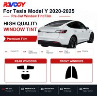 Premium Pre-Cut Window Tint For Tesla Model Y 2020-2025 Front & Rear Windows UV Heat Rejection Privacy Film