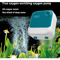 SOBO Aquarium Oxygen Air Pump Fish Tank Adjustable Air Volume High Power Oxygenator Air Compressor Aerator 220v