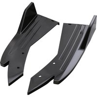 2PCS Hinten Lip Splitter Universal Auto Seite Kotflügel Flossen Körper Lip Spoiler Kinn Seite Rock Schutz Abdeckungen Carbon faser