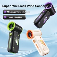 Portable Digital Display Handheld Fan,100 Level Mecha High-speed Small Wind Cannon USB Rechargeable Fan, Outdoor Mini Small Fan
