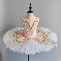 Girls Elegant Tutu, Skirt Ballet Dance Wear Kids Soft Tutu Balliet Practice Training Stage Performance,Kids Dance Wear,Costume