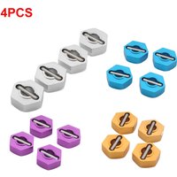 4pcs Aluminum RC Wheel Hex Nut 12MM HSP Hub Adapter 102042 02100 1/10 Upgrade Pins Drive Hubs for 4WD RC Car Himoto