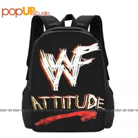 Home Game Wwf Attitude 2005 Wrestling Backpack Large Capacity Cute Softback Gymnast Bag Clothes Backpacks