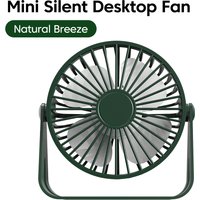 Mini USB Desktop Fan Portable 360° Adjustable Small Fan For Student Dormitory Computer Summer Gadget Home Desk Office