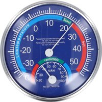 Analogue Thermometer Hygrometer For Indoor Outdoor Climate Monitoring With Temperature And Humidity Gauge